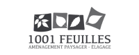 Logo 1001 feuilles Noir et Blanc