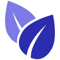 Deux feuilles entremelées