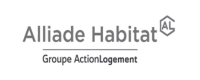 Logo Alliade Habitat Noir et Blanc