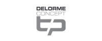 Logo Delorme TP Noir et Blanc
