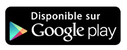 pictogramme Disponible sur google play noir