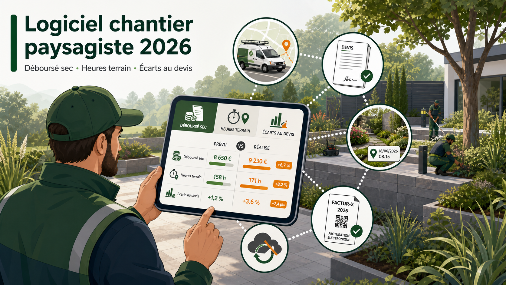 Comment choisir un logiciel chantier paysagiste 2026