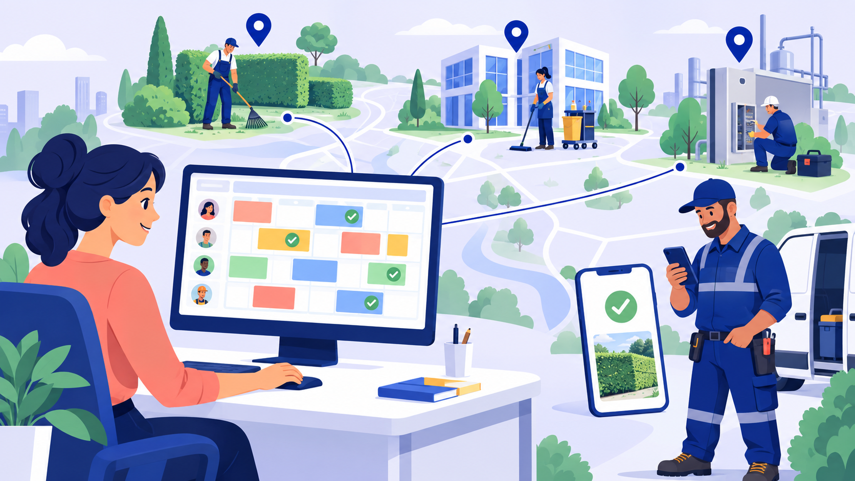 Comparatif des logiciels d'intervention multi-sites