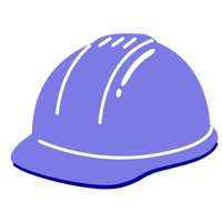 Un casque de chantier